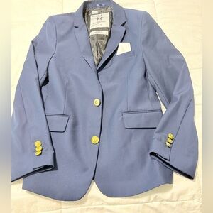 Blue Blazer with Gold Buttons